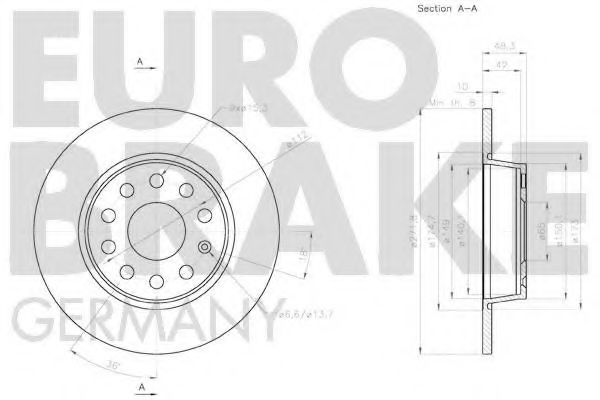Disc frana 3