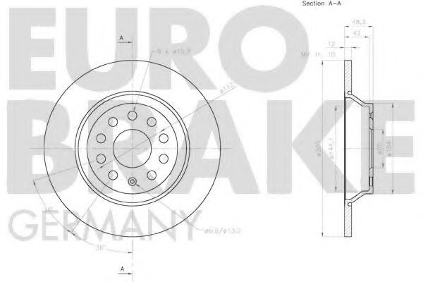 Disc frana 3
