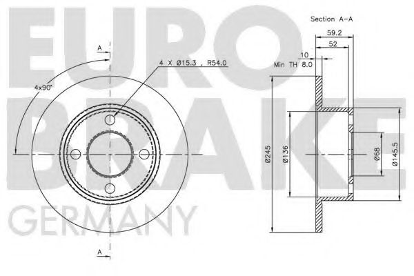Disc frana 3