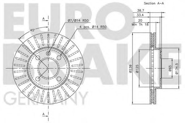 Disc frana 3