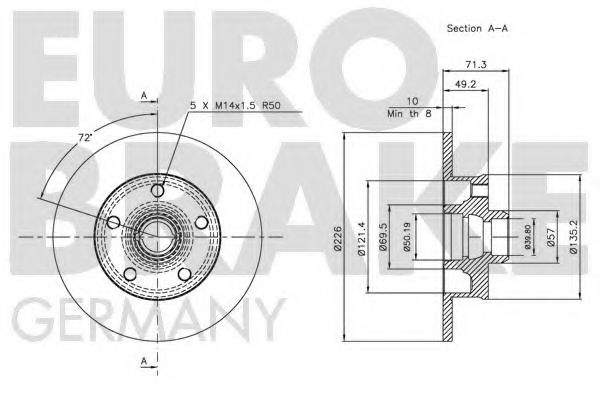 Disc frana 3