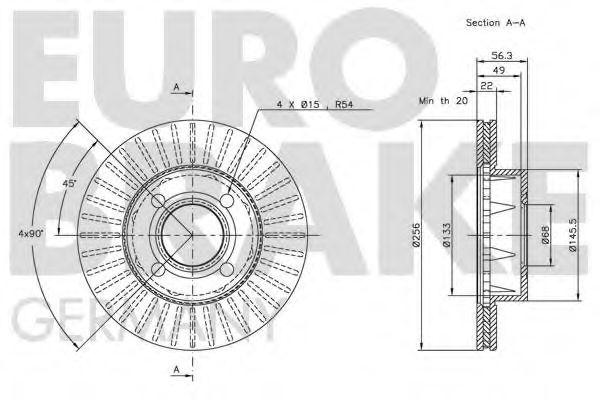 Disc frana 3