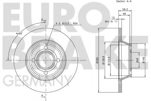 Disc frana 3