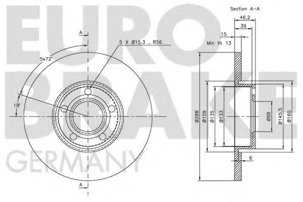 Disc frana 3