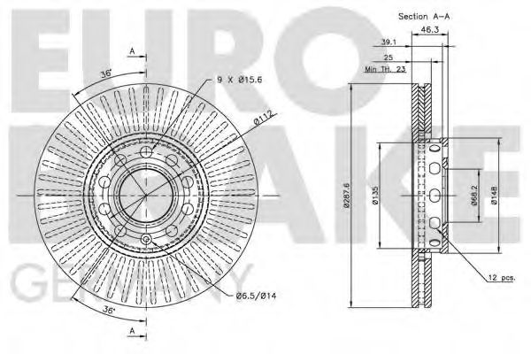 Disc frana 3