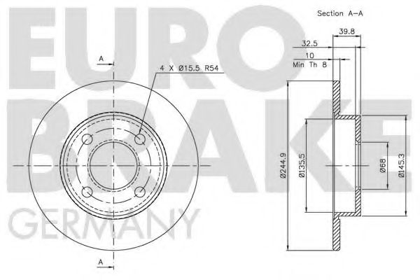 Disc frana 3