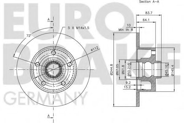 Disc frana 3