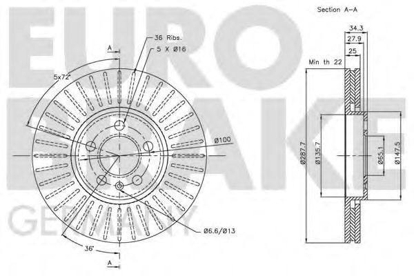 Disc frana 3