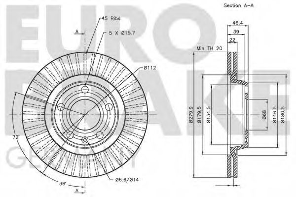 Disc frana 3