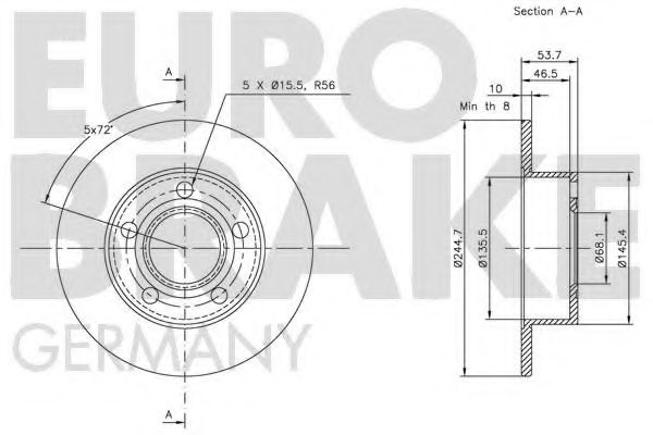 Disc frana 3