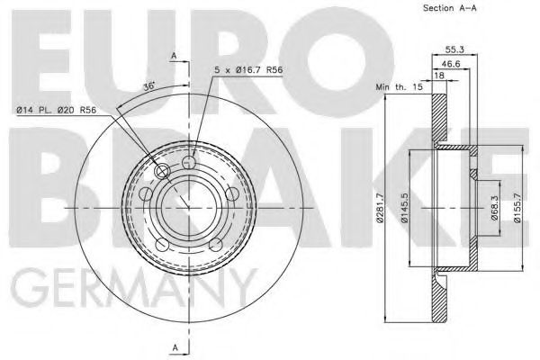 Disc frana 3