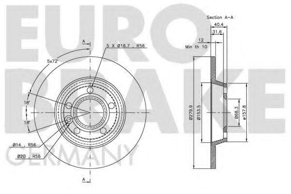 Disc frana 3