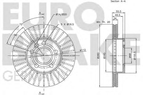 Disc frana 3