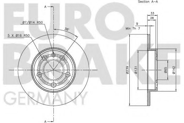 Disc frana 3