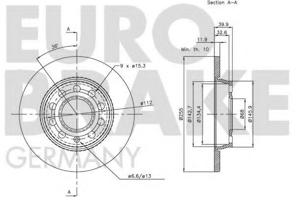 Disc frana 3
