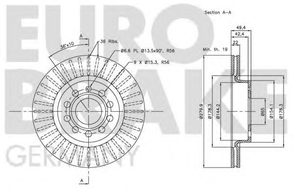 Disc frana 3