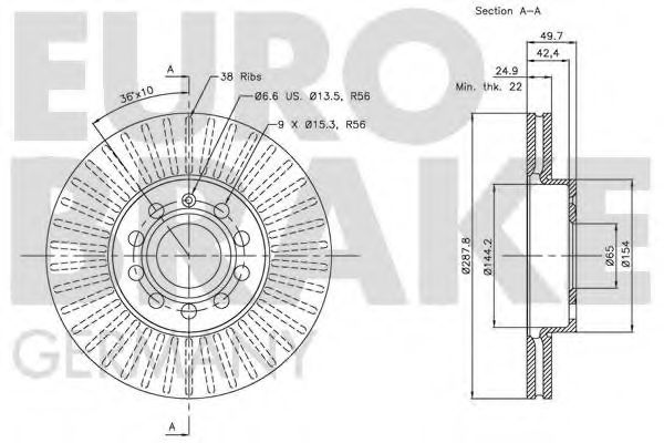 Disc frana 3