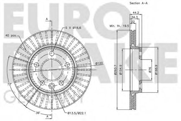 Disc frana 3