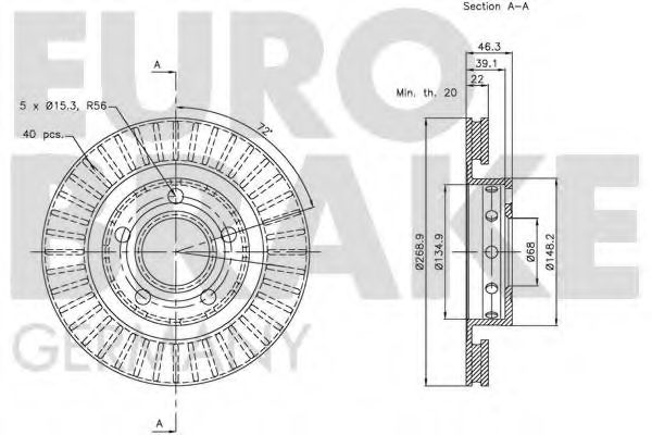 Disc frana 3