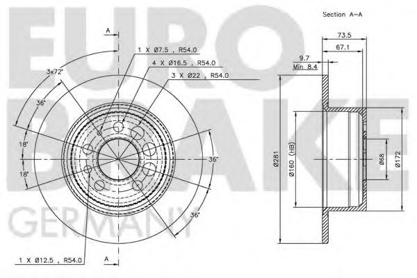 Disc frana 3