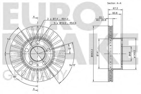 Disc frana 3