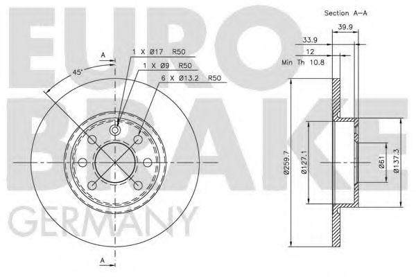 Disc frana 3
