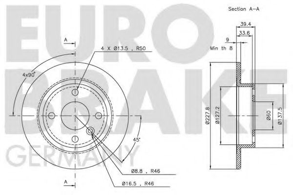 Disc frana 3