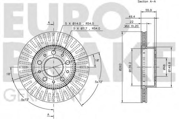 Disc frana 3