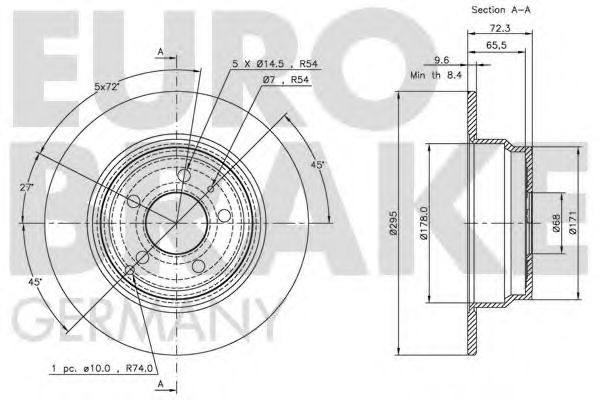 Disc frana 3