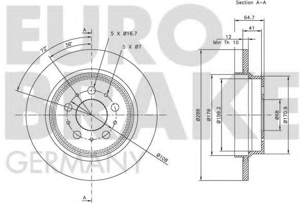 Disc frana 3