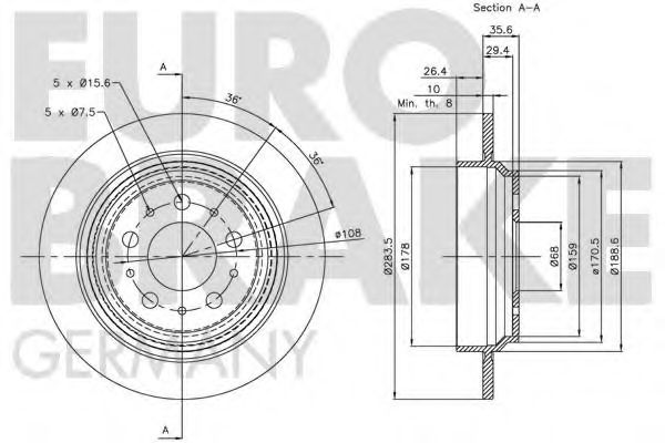 Disc frana 3