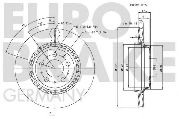 Disc frana 3