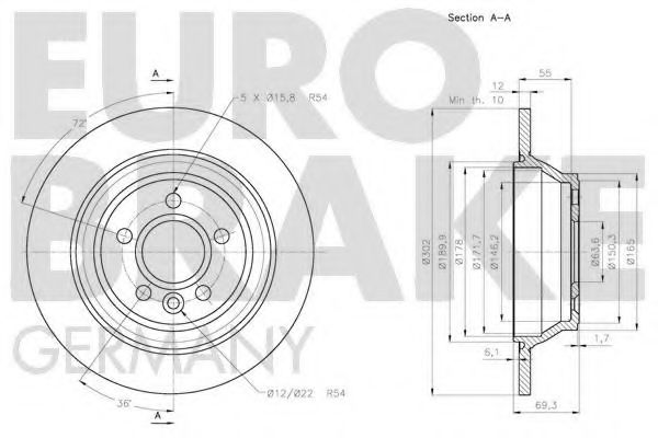 Disc frana 3