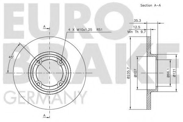 Disc frana 3