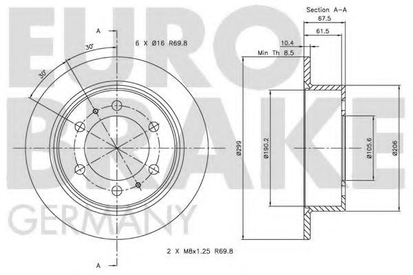 Disc frana 3