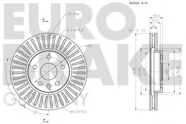 Disc frana 3