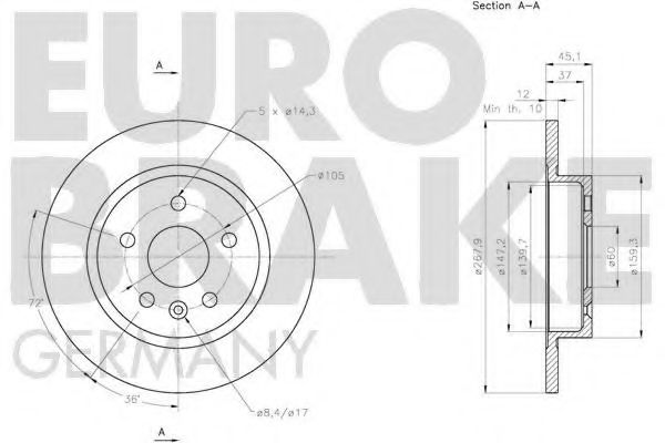 Disc frana 3