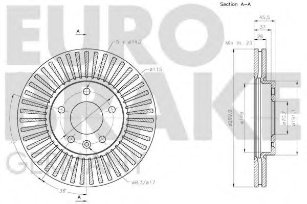 Disc frana 3