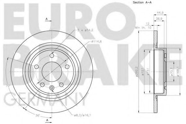 Disc frana 3