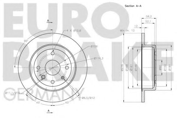 Disc frana 3