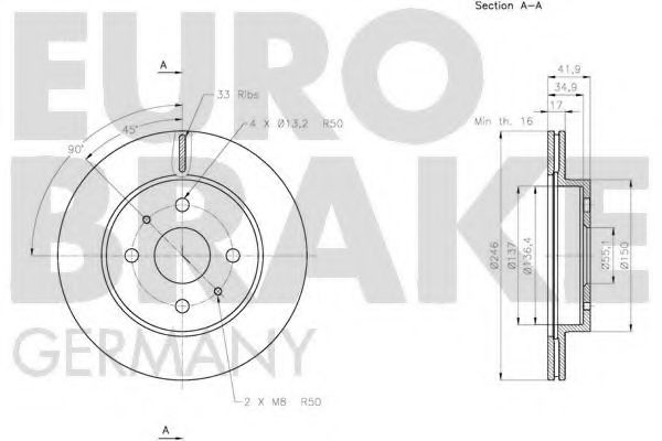 Disc frana 3