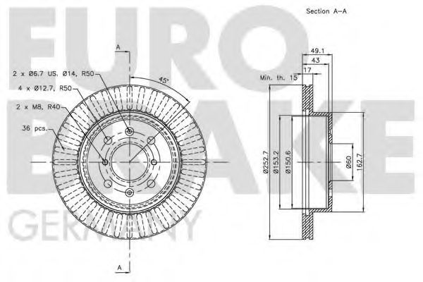 Disc frana 3