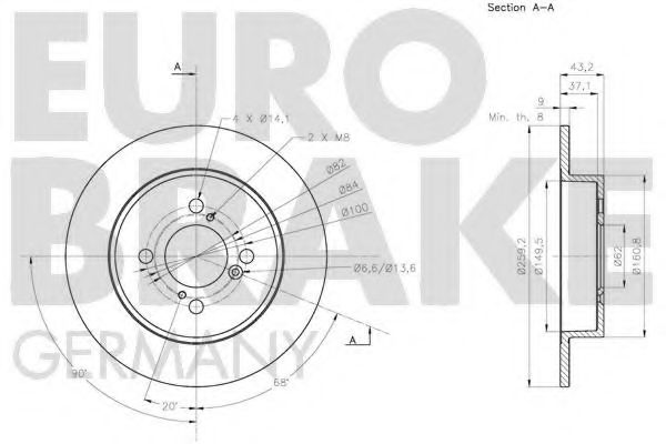 Disc frana 3
