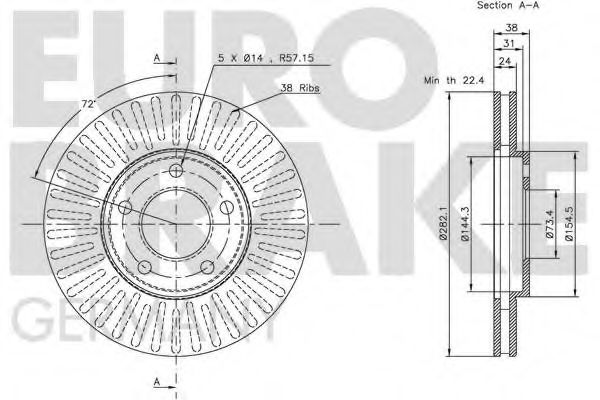 Disc frana 3