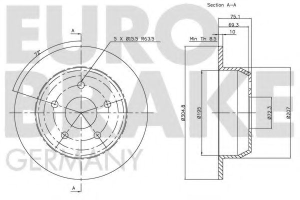 Disc frana 3