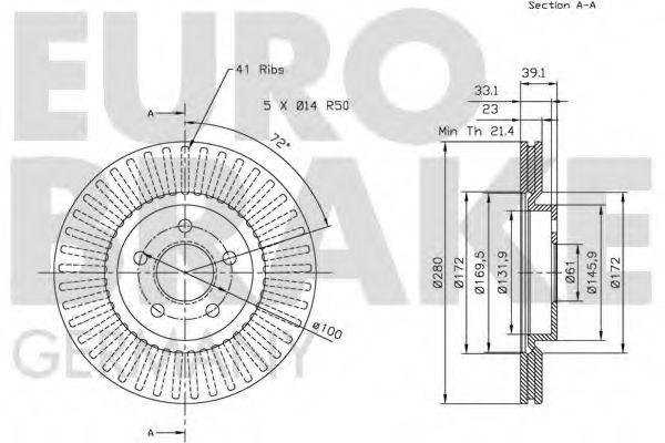 Disc frana 3