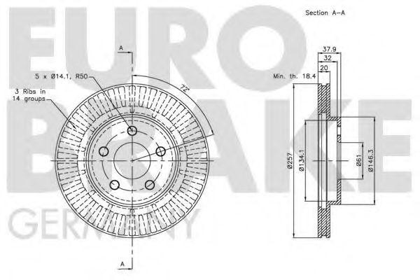 Disc frana 3