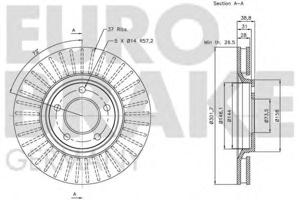 Disc frana 3