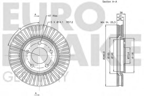 Disc frana 3