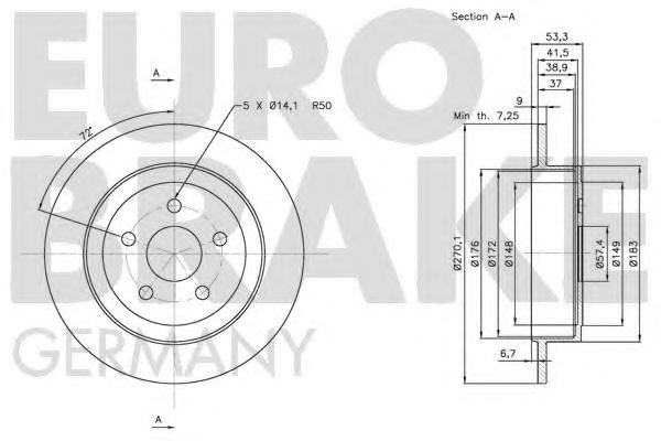 Disc frana 3